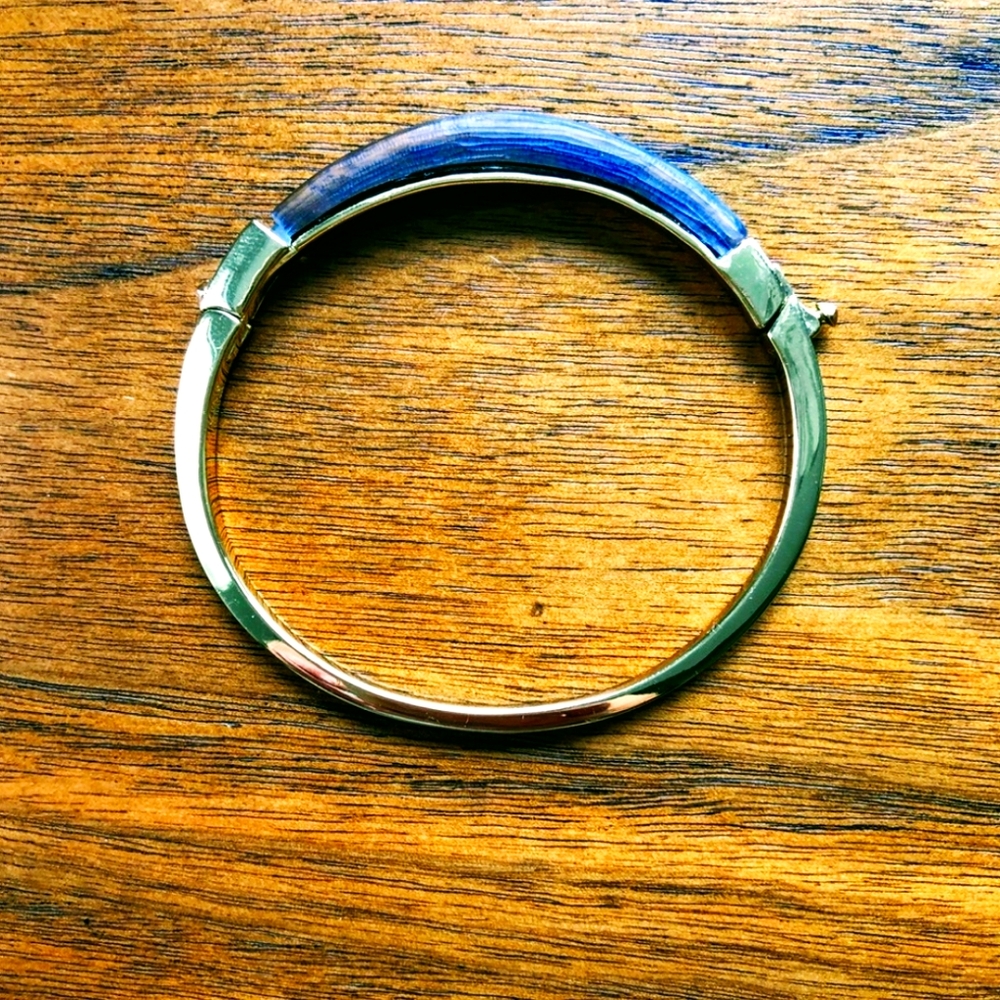 Alexis Bittar Gold and Blue Bracelet